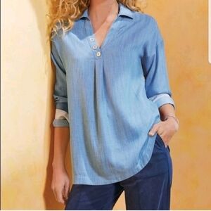 Soft Surroundings Asbury Tencel Top 2DW73
